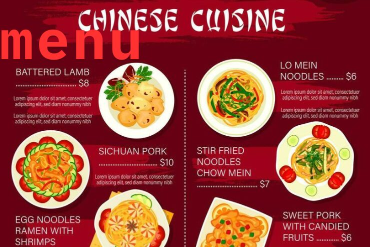 Chinese Restaurant Menu